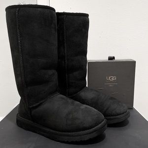 Black Classic Tall Ugg Boots + Care Kit